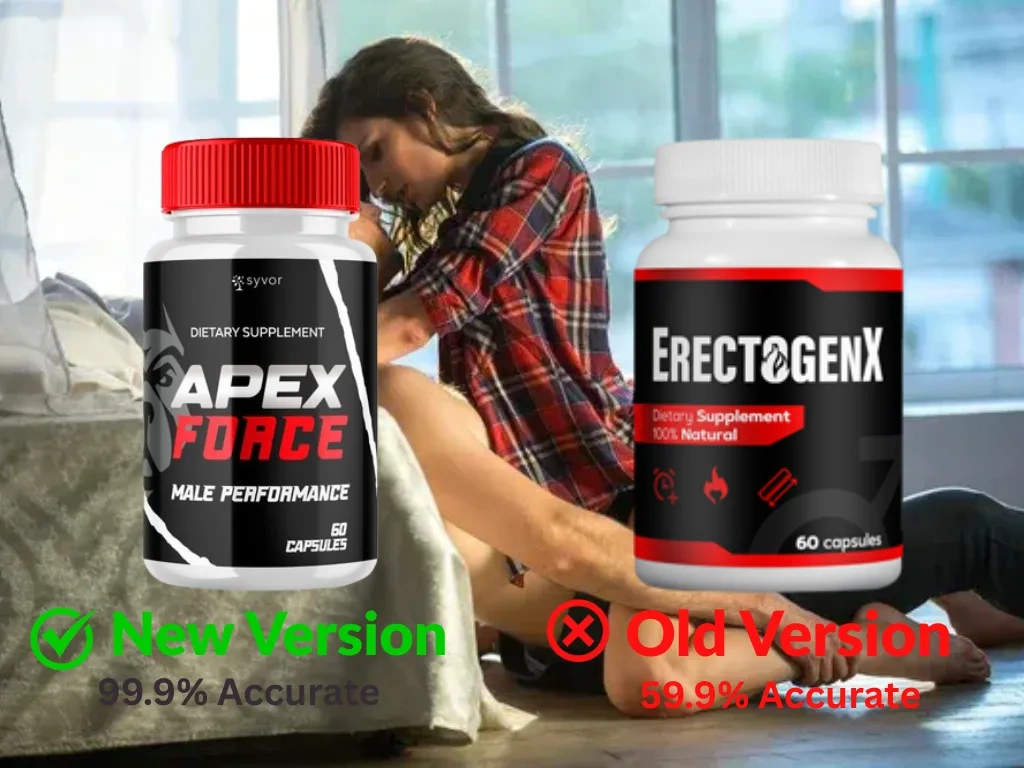 ApexForce Male Performance Supplement Bottles